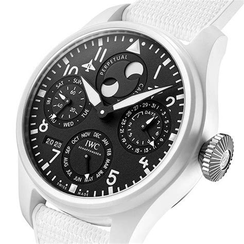 iwc white pilot|iwc big pilot watch price.